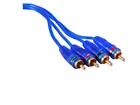 Car Car Universal 4 Channel RCA Ground Loop Isolator Line Noise Filter Eliminator 50W Blue
