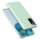 Samsung High Quality Luxury Breathable Microfiber Inner Liquid Silicone Phone Case For Samsung Galaxy S20 FE