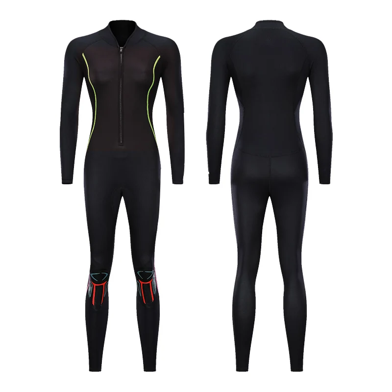 Customized Front Chest Zipper One Piece 3mm Neoprene Surf Wetsuit Swimming Diving Suits