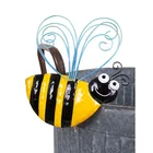 Metal Hook Garden Animal Bee Flower Pot Plant Hangers Garden Ornament