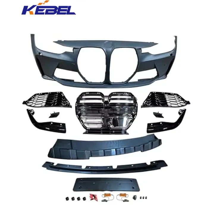 2013-2018 for BMW 3 Series F30 Facelift M3 G80 Style Complete Front Bumper Kit with Grille New Condition Compatible Conversion supplier