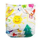 Diaper Baby Cloth Nappy AIO Washable Reusable Cloth Diaper 1 Size Baby Cloth Diaper Nappy In Home Garden