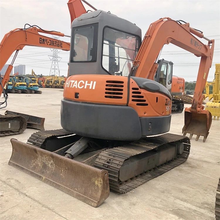 Used Hitachi ZX55 Excavator with 5ton Operating Weight 2001-4000 Working Hours and 2021 Year Model