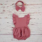 Baby Romper Rompers Hot Sale Baby Girls Romper Ruffle Sleeveless Kids Baby Rompers Clothes