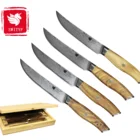 4 Knives Set Knives High Quality 4 Pieces/6 Pieces Steak Knives Wood Handle Steak Knife Set