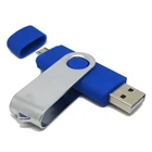 Flash Drive Factory Swivel OTG USB Flash Drive To Mi-cro Androids Adapter USB 2.0 Flash Drive 32GB For Wholesale