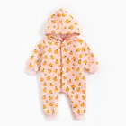 Hoodies Baby Winter Clothes One-piece Fleece Warm Hoodies Newborn Baby Romper