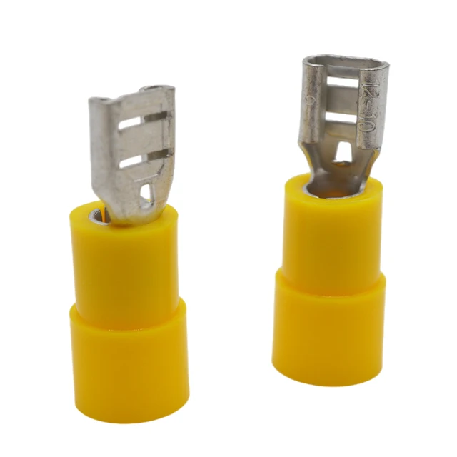 Nylon-Insulated Female Disconnects Funnel Entry Crimp Terminal Electrical Splice Connector