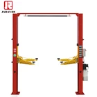 Car Post 2 Hydraulic Car Lift Clear Floor 2 Post Car Lift 4 Ton Manual Single Lock 2 Part Arm Auto Car Lift For Sale