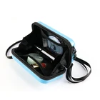 Blue Bag Blue Color Snowflake Pattern Messenger Bag Portable Girls Use Satchel Bag For Travel