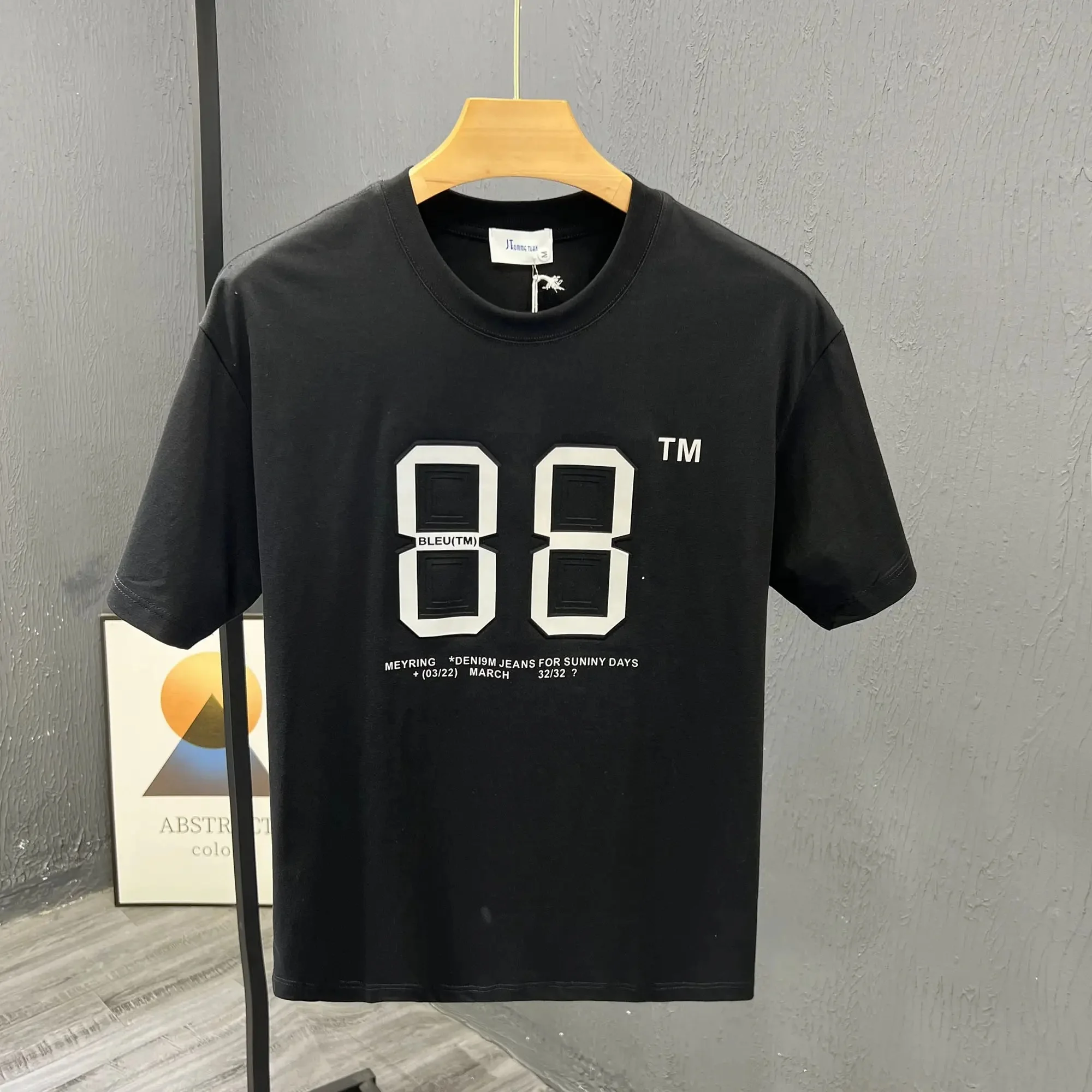 High Quality Heavy Weight Plain Oversized Tshirt Printing Embroidery Custom Blank 100 Cotton Men T Shirt