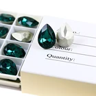 Crystal Pear K9 Quality Crystal Rhinestones Pear Fancy Stone