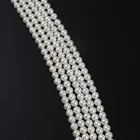 Pearl Loose Cultured Pearls 6.5-7mmmm Cultured White Round Loose Beads Seawater Pearl Strand