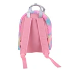 School Bags Wholesale High Quality Rainbow Tie Dye Furry Pink Backpacks School Bags