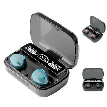 M10 TWS Wireless Earphones Sports Waterproof Touch Headset LED Display Bass Wireless Earbuds