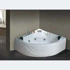 Bath Factory Sell Bathroom Standing Bath Tub Single Person Spa Massage Bathtub With Pillow