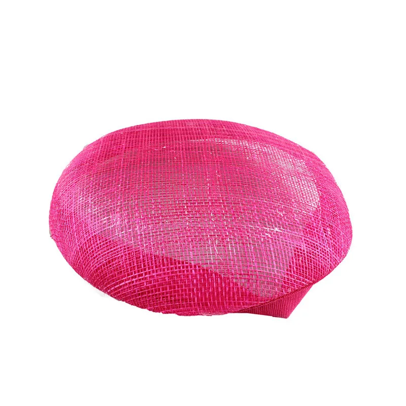 15cm Round Sinamay Button Fascinator 