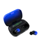 Black Black Display Wireless Headphones For All Mobile Phone Black White Waterproof IPX5