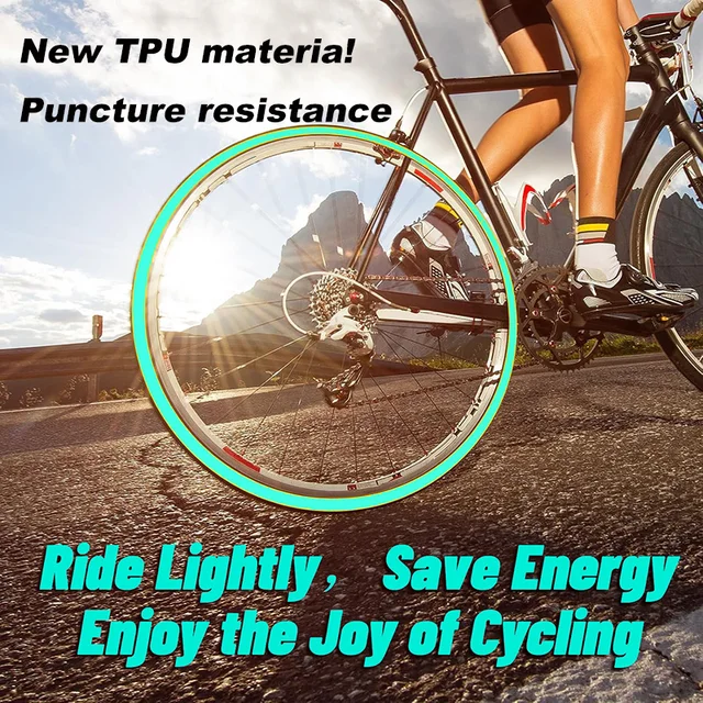 TPU Bicycle Tube Customized Thickness Logo and Package  Leak-Proof Tube Used for City Cycling MTB Off-Road Emergence Usage