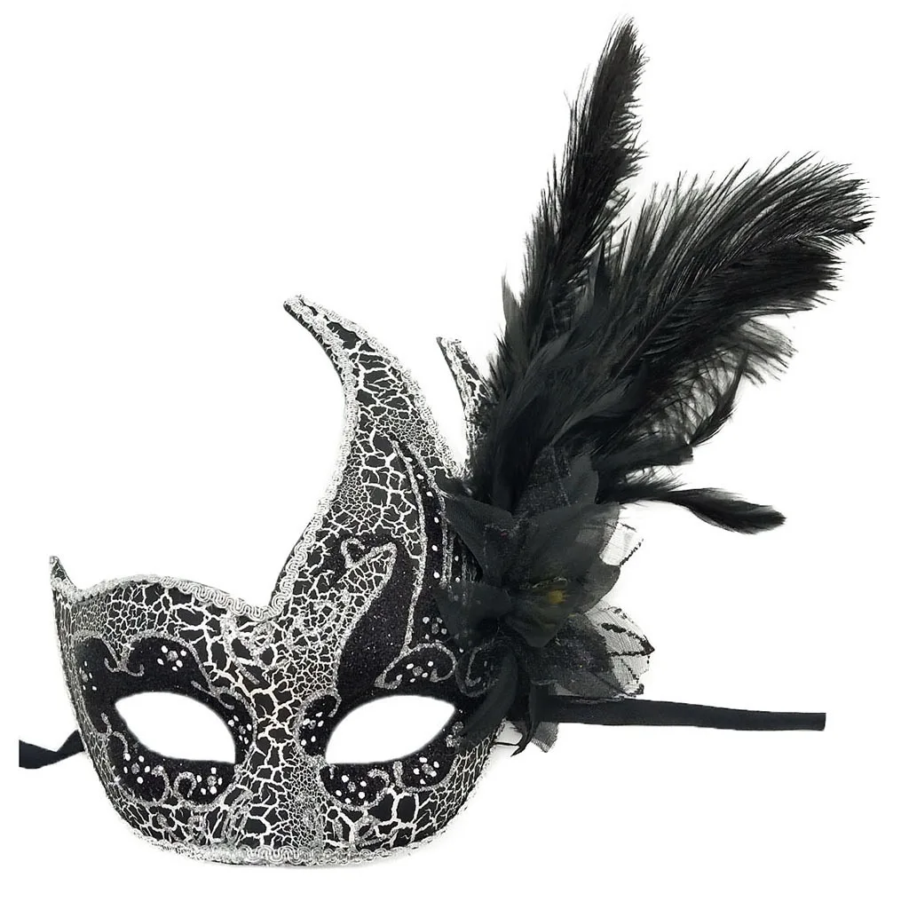 feather masquerade mask Carnival festival accessory performance party Christmas gifts Easter Halloween Eye mask sexy dating toy