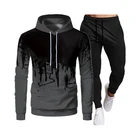 Luxury Oversized Sublimation Sweat-shirt Drawstring Pullover Premium Heavyweight Felpa Men Sweatshirt Set For Men