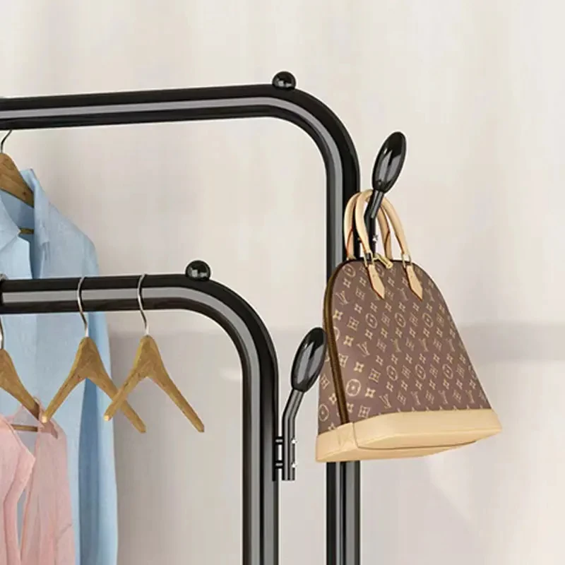 Clothes Rack Floor Simple Clothes Drying Rod Household Bedroom Folding Balcony Drying Clothes Rack