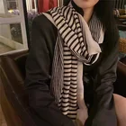 Scarf Silk The New Minimalist Style Wild Geometric Long Scarf Elegant Temperament Sunscreen Silk Scarf