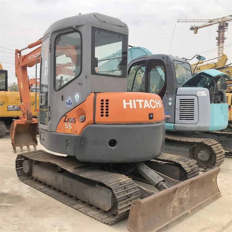Used Hitachi ZX55 Excavator with 5ton Operating Weight 2001-4000 Working Hours and 2021 Year Model