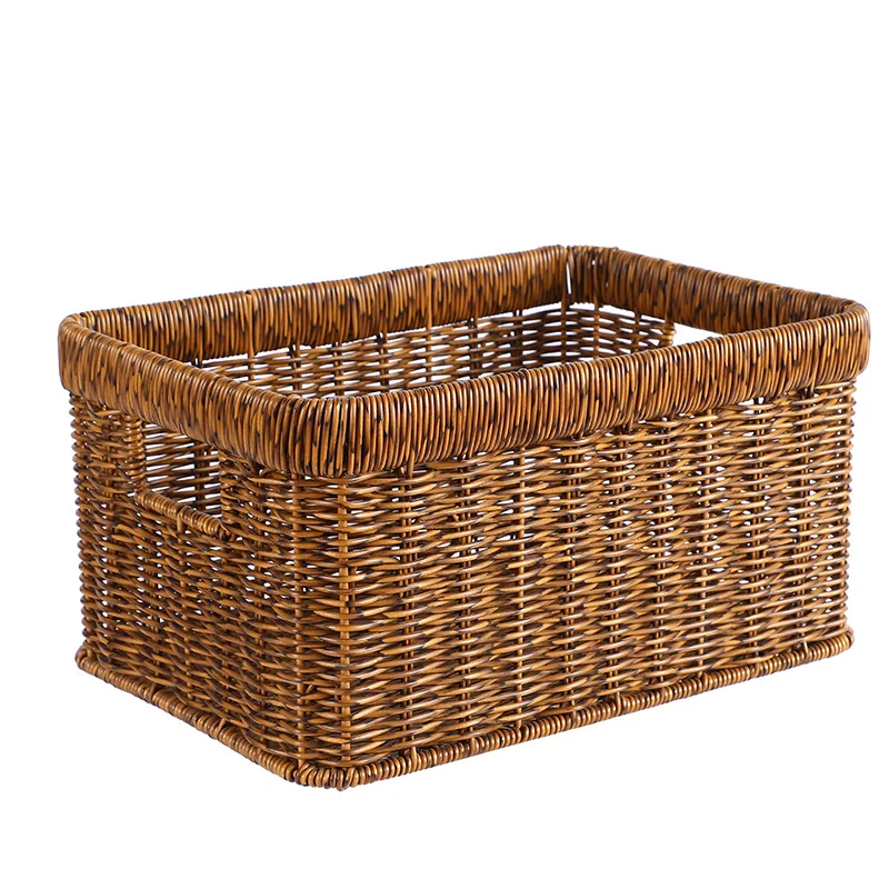 HUAYI Hand-Woven  Baskets Water Hyacinth Storage Basket  wicker laundry baskets