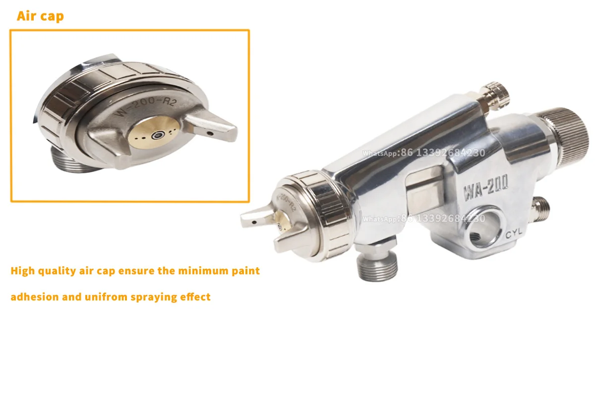 Atomizing Auto Spray Pressure Feed Spray Gun,Wa101/wa200 Spray Gun