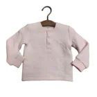 Baby T-shirt Accept Custom LOGO Soild Color 100% Cotton Long-sleeved Baby Girl T-shirt