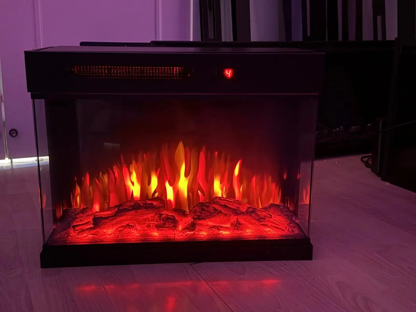 Slim Electric Insert Fireplace, 36"/42"/50"/60"/72", Wall - detail 28