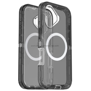 New Sparkling Shining Shockproof Clear Glitter Protective Mobile Back Cover iPhone 16 Pro Max Defender Magnetic Cell Phone case