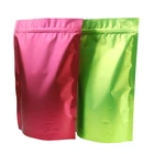 2021 Custom Logo Printed In Stock Zip Lock Standing Pouch For Snack Packing