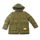Jacket Custom Thermal Insulation Waterproof Blank Pocket Boy Down Jacket With Hoodie
