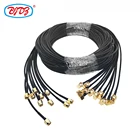 10 Cable De Montaje RG174 De Alta Calidad Conector De Puente SMA Macho A SMA Macho Angulo Recto De 3m X 10