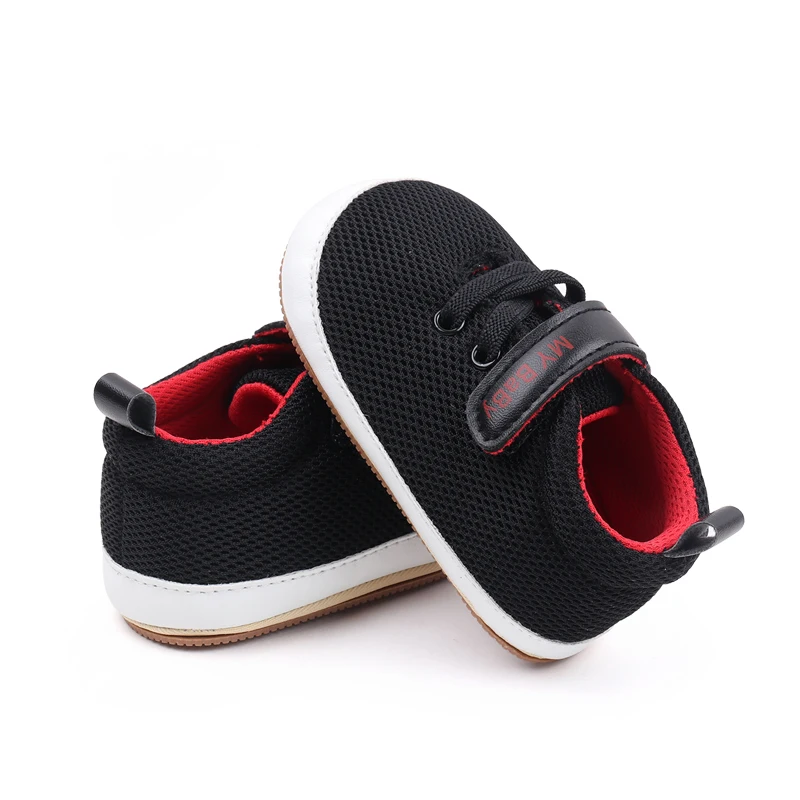 New Arrival Spring& Autumn air Sport Soft TPR Outsole Mesh Material Baby Shoes for Girls and Boys supplier