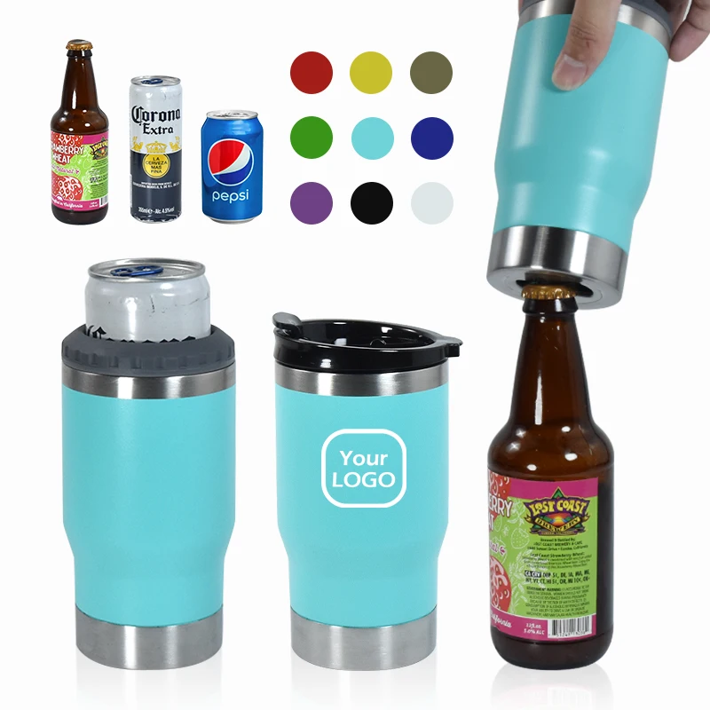 Stainless Steel Can Cooler, 14oz, Metal, Buckets - detail 8