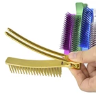 Clips Cheap Price Beauty Salon Barber Hairdressing Distinguishing Grip Clamps Comb Hair Clips