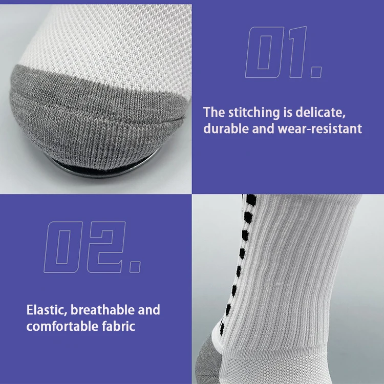 non-slip football socks