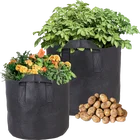 Size Pot Plant Customize Size Non Woven Fabric Pot Plant Grow Bags Flower Tomato Growing Bag