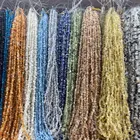 Gemstone Wholesale Colorful Chip Stone Beaded Bracelet Healing Gravel Crystal Gemstone Bracelet For Women Men Gift