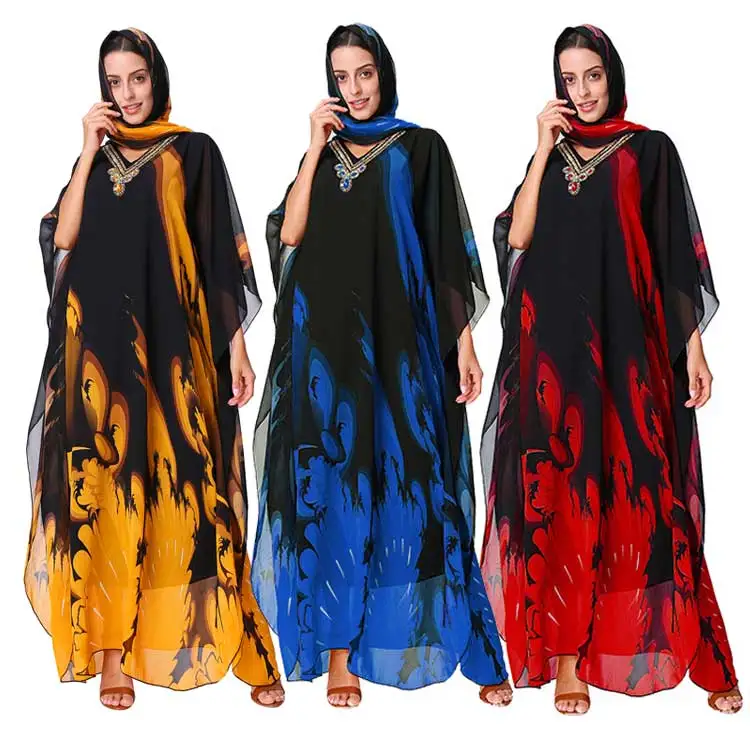 tie dye caftan plus size