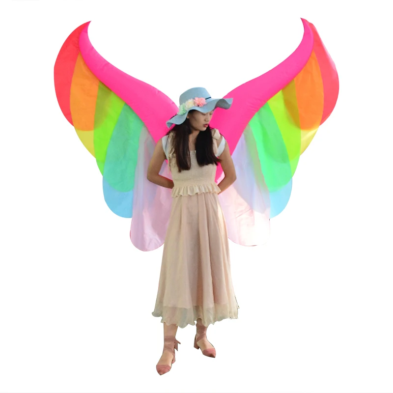 rainbow inflatable costume