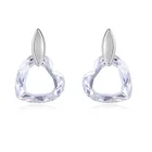 Cz Earings Earrings Transparent Clear Cz Fashion Jewelry EARINGS FOR WOMENS Charm Jewellery Heart Earrings