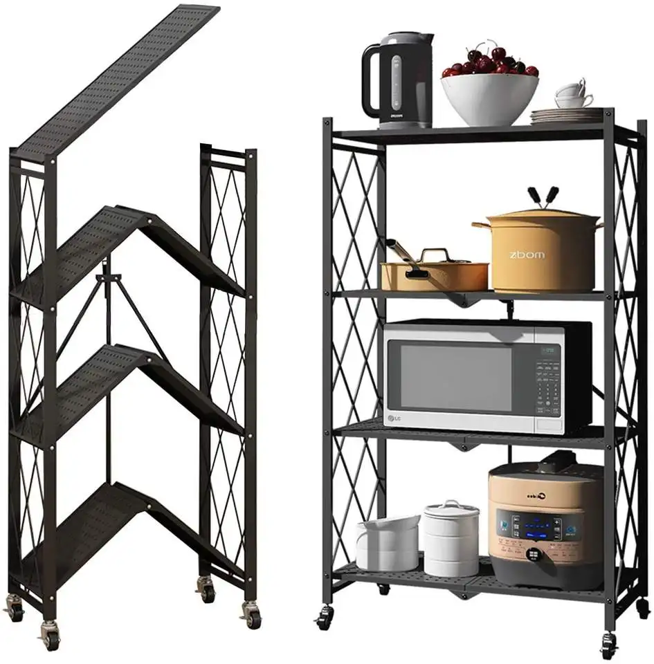 Folding storage shelf manufacturers customize a variety of sizes can be folded and mobile bearing strong multi-purpose storage