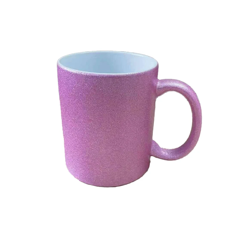 High Performance White And Gold Coffee Mugs Sublimation Mugs Wholesale Glitter Ceramic Mug