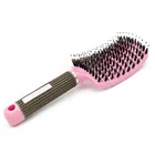 Hair Brush With Boar Bristle Custom LOGO Professional Vent Boar Bristle Hair Brush With Nylon Bristle