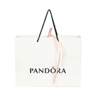 Bags Bag Paper Bag Top Quality Luxury Accept Customised Logo Gift Carry Paper Shopping Bags With Bow Tie Ribbon Handle