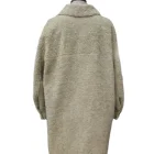 Coat Odm Womens Faux Fur Coat Trench Winter Warm Thick Overcoat Fluffy Top Jacket With Pockets